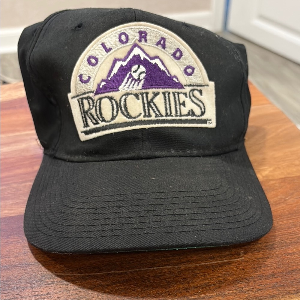 Colorado Rockies Black Cap